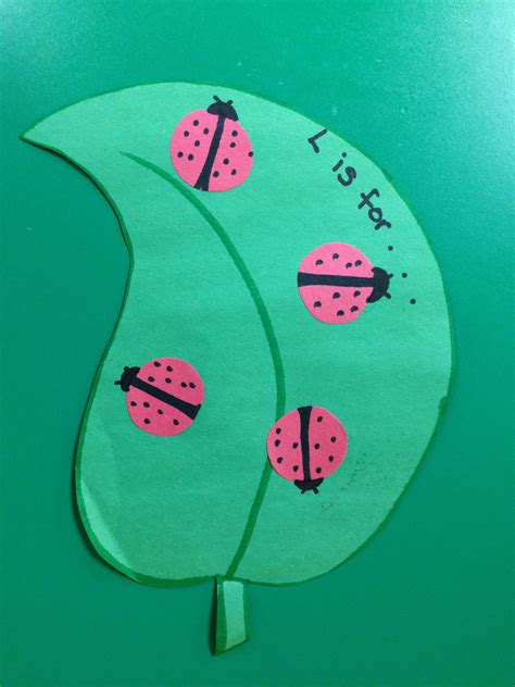 L For Ladybug Craft