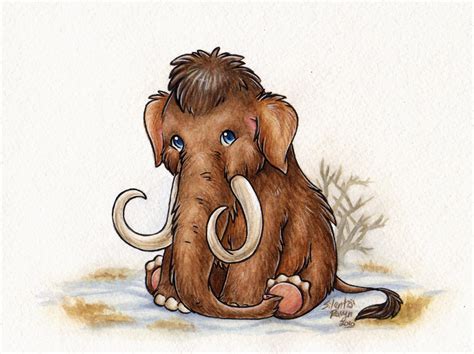 Https://favs.pics/draw/how To Draw A Baby Woolly Mammoth