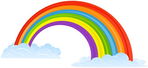 Rainbow Clouds Clip Art