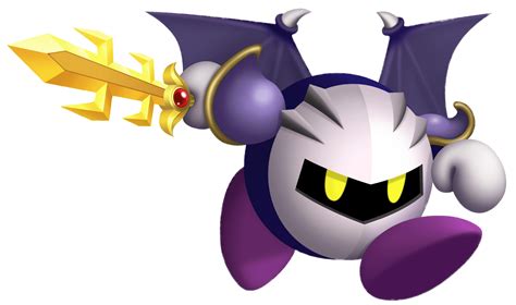 Kirby Meta Knight Corriendo con Espada PNG transparente - StickPNG