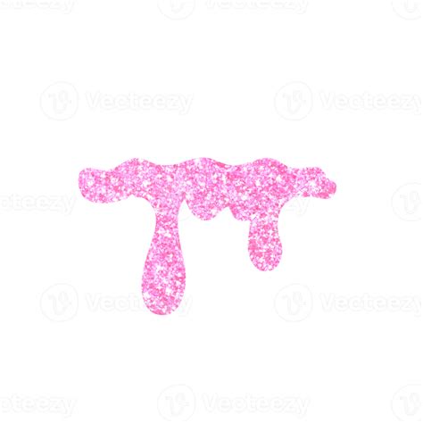 Pink Glitter Dripping 13528625 Png
