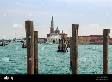 Iglesia De Palladio Del Redentor En Venecia Italia Fotografía De Stock