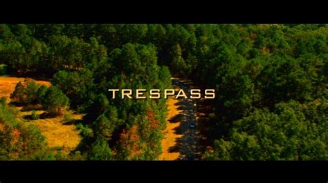 Trespass 2011 Dvd Menus