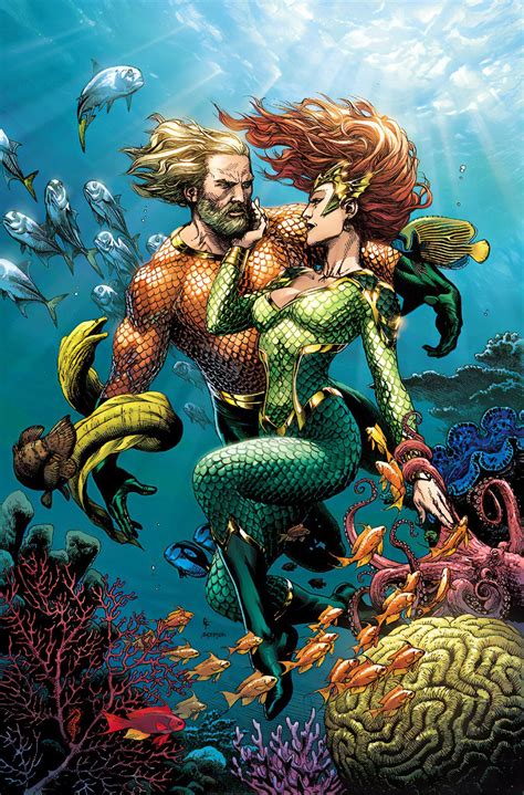Aquaman's adventures continued on in adventure comics throughout the 1950's as one the few superheroes to last through the decade in a continuous during the silver age, aquaman's ability to connect with sea life soon expanded to a completely developed telepathic communication with aquatic. Cover Aquaman: Deep Dives (2020) #5 Textless Cover by ...
