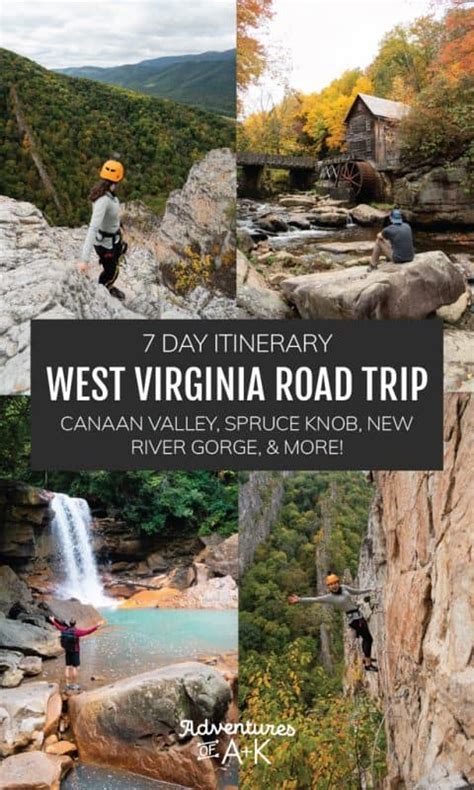 7 Day West Virginia Road Trip Itinerary Adventures Of Ak