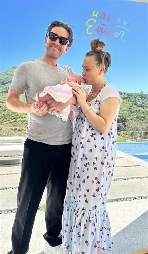 Kaley Cuoco Debuts Matilda Necklace Topless Photos After Welcoming Baby Girl