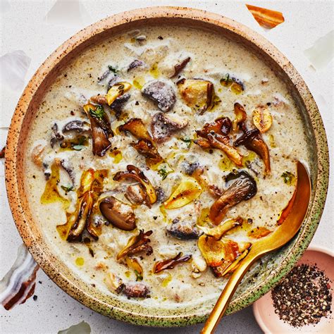 Vegan Cream Of Mushroom Soup Recipe Bon App Tit