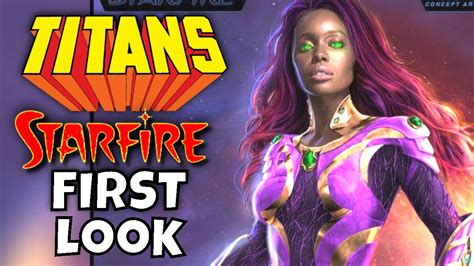 First Look Titans Season 3 Starfire Full Costume Reveal Hbo Max News Comic Book Nostalgia
