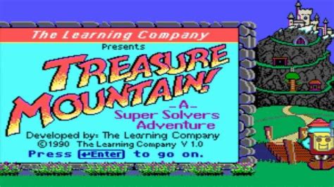 Super Solvers Treasure Mountain Pc Game 1990 Rnostalgia