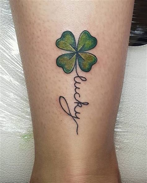 Tattoo horseshoe, four leaf clover and playing cards. Glücklich Kleeblatt Tätowierungen, Das Zeugnis der Liebe 2019 - Seite 26 von 38 - Sof ... # ...