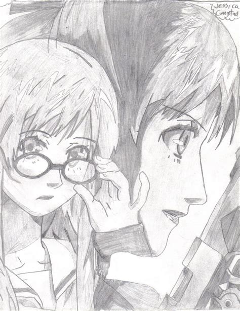 Pencil Anime Drawing By Sonozaki Sharingon On Deviantart
