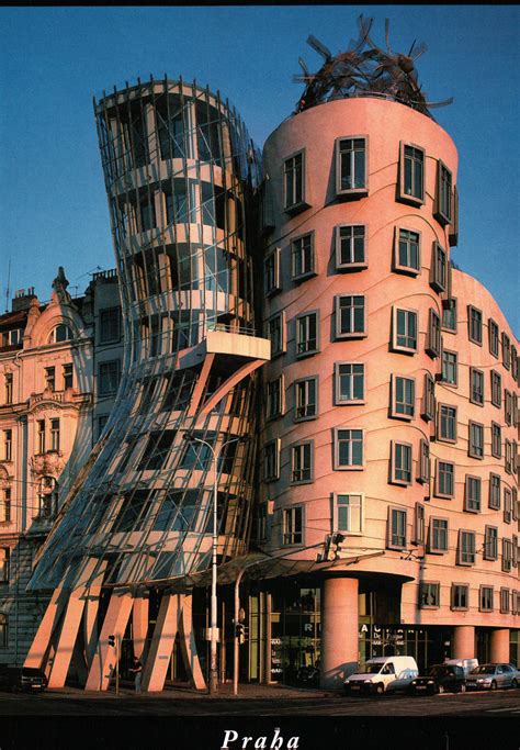 Prague On The Charles River The Dancing House Aka The Ginger And Fred