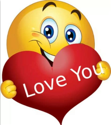 Love You Love Smiley Emoticon Love Funny Emoji