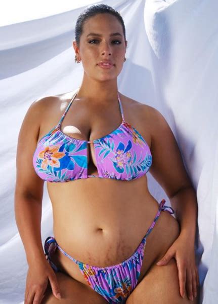 Ashley Graham Embraces Her New Mom Bod In Swimsuit Campaign Glam