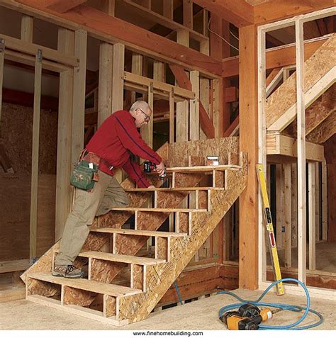 What makes this basement special is that the designers were able to incorporate a … Framing Stairs with a Landing | Basement stairs, Garage ...