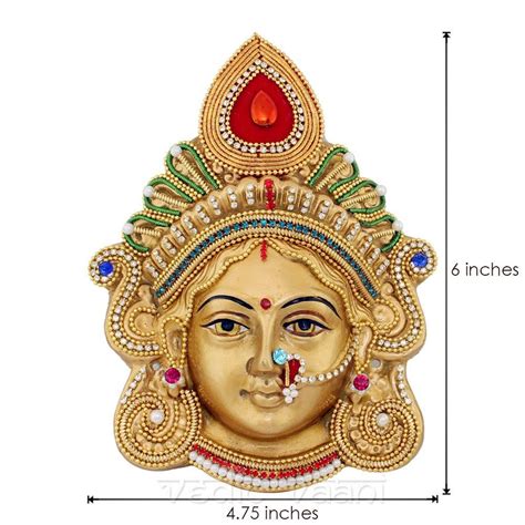 Varalakshmi Vratam Face Goddess Lakshmi Durga Goddess Goddess Decor