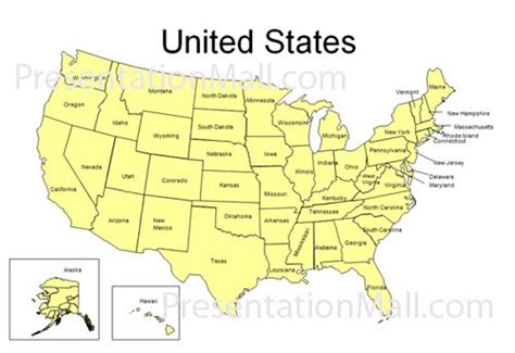Editable Us Map With States