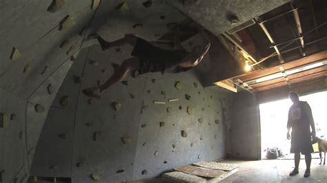 Home Built Bouldering Wall Youtube