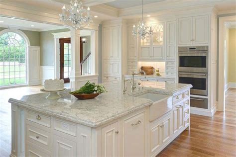 Bright Your Kitchen With Sparkling White Quartz Countertop16 Sparkling