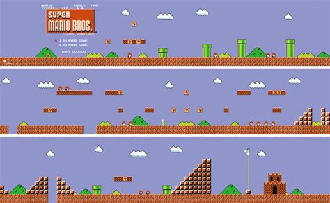 Power Up Your Walls With This Super Mario Bros Level 1 1 Poster Set
