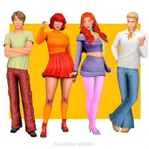 I Created The Scooby Doo Characters In The Sims 4 Rgaming