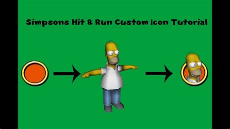 Simpsons Hit And Run How To Make A Custom Icon Tutorial Youtube