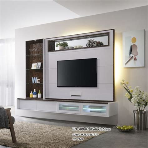 This can help you avoid both a crooked tv and unnecessary holes in your wall. VD500-01 Wall Cabinet | Vidi Furniture