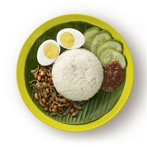 Nasi lemak is a dish originating in malay cuisine that consists of fragrant rice cooked in coconut milk and pandan leaf. Nasi Lemak: A Popular Local Dish - Visit Singapore ...