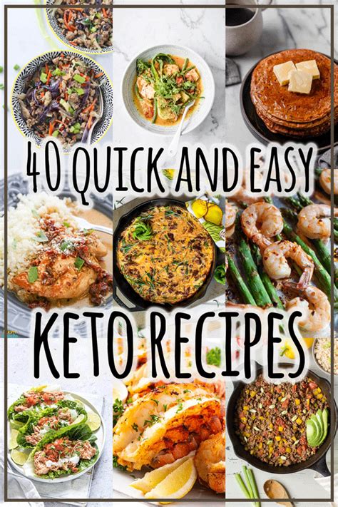 40 Quick And Easy Keto Recipes The Harvest Skillet Keto Recipes Keto Recipes Easy Recipes