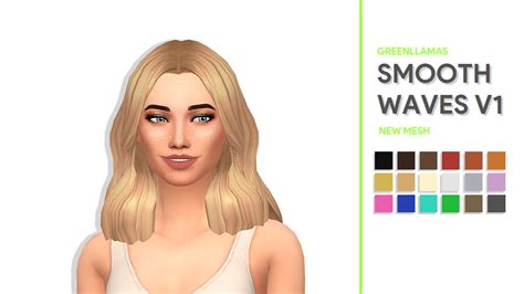 Greenllamas Sims Hair Sims 4 Characters Sims 4 Game