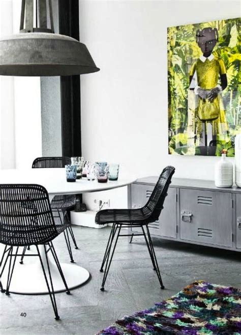 Explore 8 listings for black rattan dining chairs at best prices. HK Living Rattan dining chair black - HK Living - Petite ...