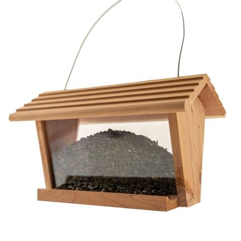 Pennington Red Cedar Natures Friend Hopper Wild Bird Feeder 3 Lb Seed