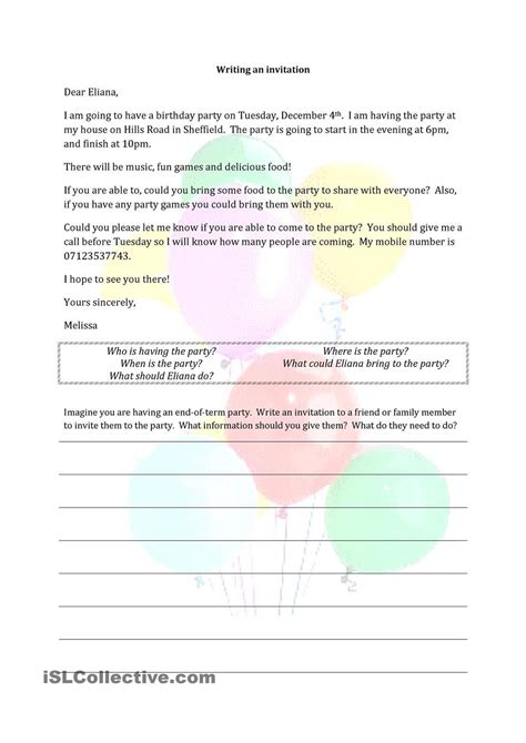 Writing an invitation | Writing, Invitations, Learning to write