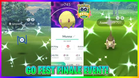 NEW BEST GO FEST FINALE EVENT EVER IN POKEMON GO Shiny Munna Debut
