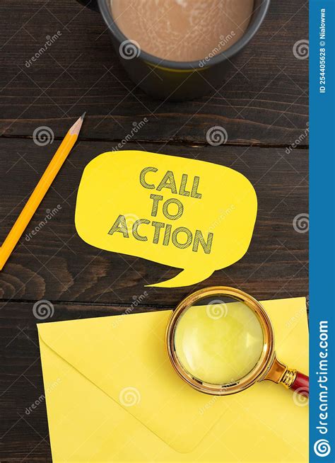 Text Caption Presenting Call To Action Business Approach Encourage