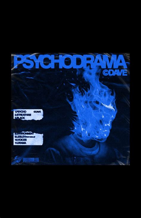 Psychodrama Dave By Jack Boyce Album Art Design Graphic Design