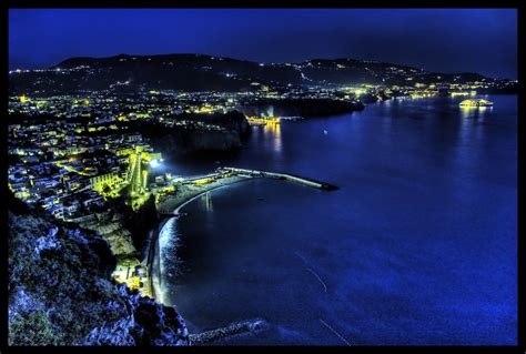 The Amalfi Coast At Night After Pompeii We Went To
