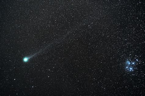 Comet Lovejoy C2014 Q2 And The Pleiades M45 A Photo On Flickriver