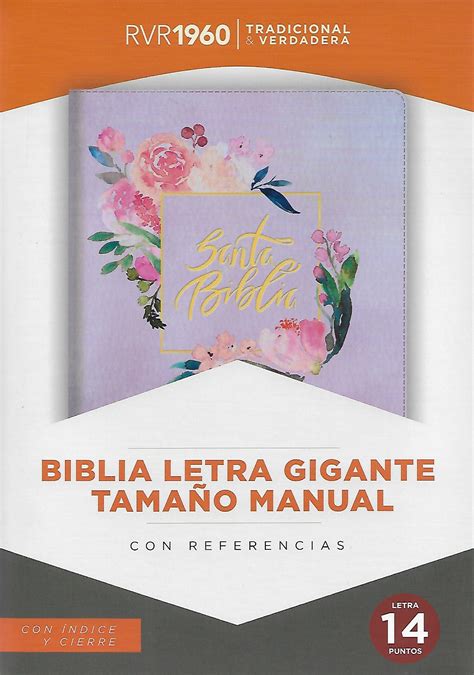 Clc Chile Biblia Rvr Letra Gigante Tama O Manual Con Cierre E Ndi