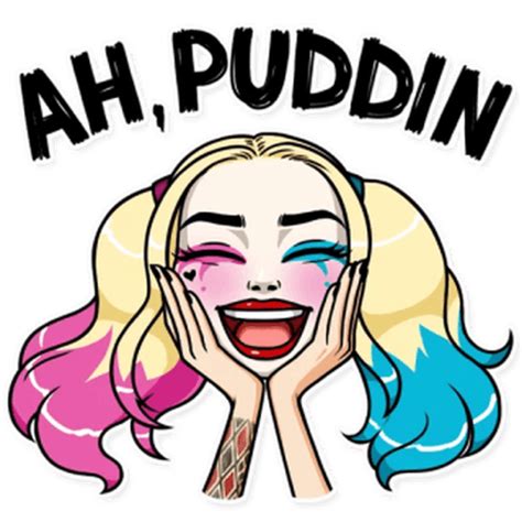 Unique harley quinn stickers featuring millions of original designs created and sold by independent artists. Harley Quinn WhatsApp Stickers - Stickers Cloud