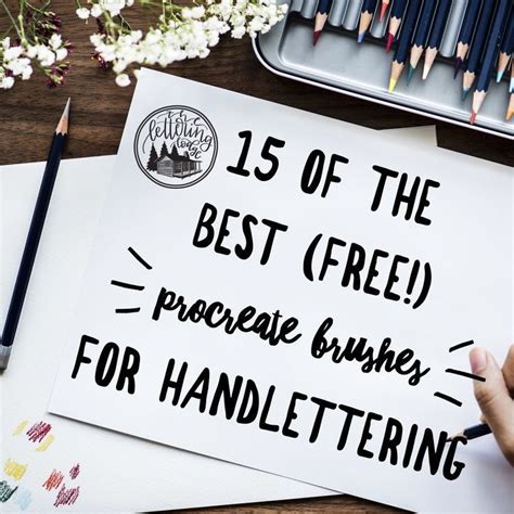 It includes 20 unique brushes you can use to. 15 of the Best (Free!) Procreate Brushes for Handlettering ...