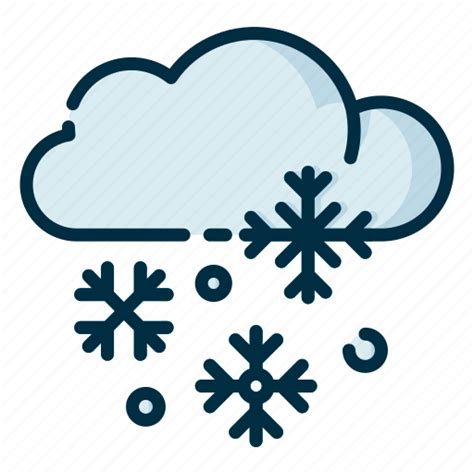Climate Forecast Meteorology Snowy Weather Icon Download On
