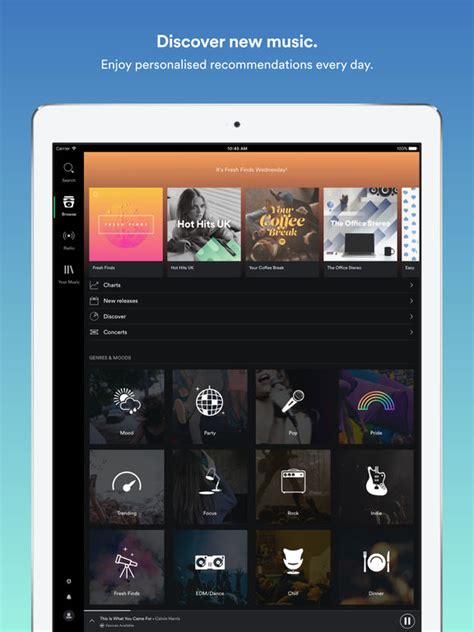 I usually find new releases through external links, websites dedicated to specific music genres. Download Spotify for iOS, Android and PC | Educational App ...