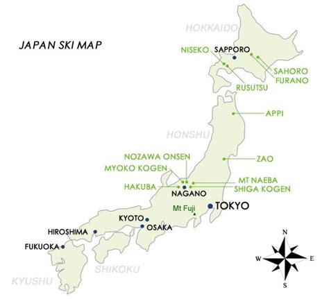 You can search the world looking for perfect snow, spend. Map of Ski Resorts in Japan | Japan Ski Fields