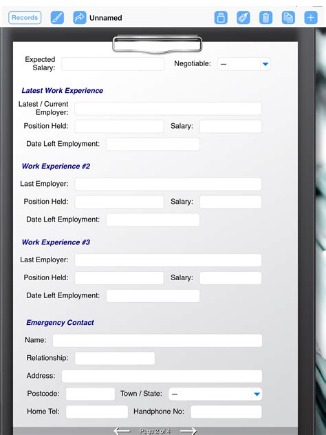 Company Uses Digital Form For Employment Application Form Connections