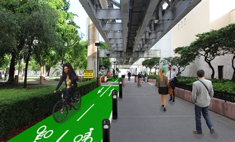 Protected Bike Lanes Demonstration Plan Marlin