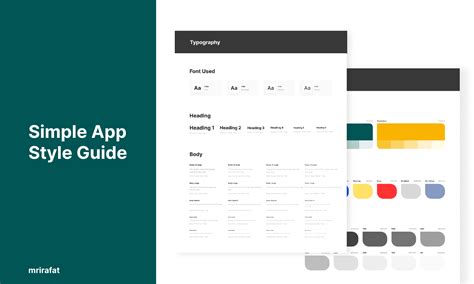 Style Guide For Mobile App Design Figma