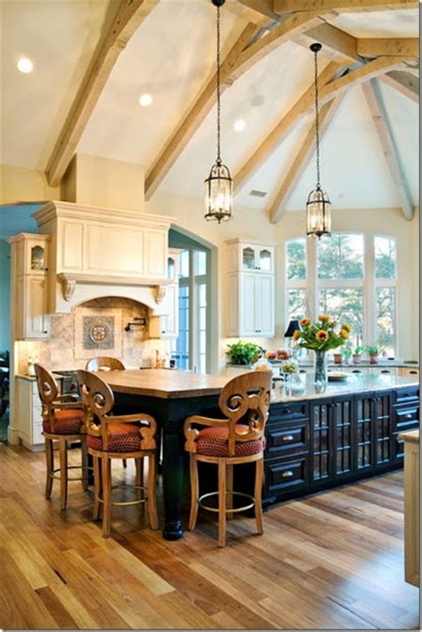 Find ceiling lighting at wayfair. Our French Inspired Home: Rustic Ceiling Beams: Old World ...