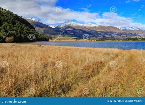 Diamond Lake North Of Glenorchy In The South Island Of New Zealand