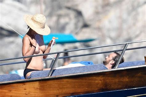 Sophie Marceau Nude Tits On The Yacht In Capri Scandal